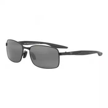 MAUI JIM 797-2M Unisex Cat Eye Päikeseprillid Matt Must Neutraalhall 57mm