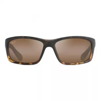 MAUI JIM H766-10MF Unisex Ristkülikukujulised Päikeseprillid Matt Must Neutraalhall 58mm