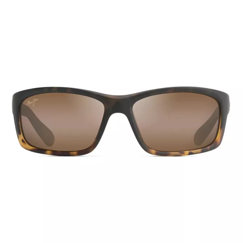 MAUI JIM H766-10MF Unisex Ristkülikukujulised Päikeseprillid Matt Must Neutraalhall 58mm