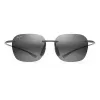 MAUI JIM Huelo päikeseprillid 446-11M unisex 55/18/145 mm matt hall Blue Hawaii polariseeritud