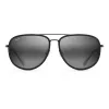 MAUI JIM Meeste 554-02 Päikeseprillid - Matt Kilpkonnakarp Raam, HCL® Pronks Läätsed, PolarizedPlus2®