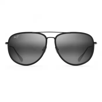 MAUI JIM Meeste 554-02 Päikeseprillid - Matt Kilpkonnakarp Raam, HCL® Pronks Läätsed, PolarizedPlus2®