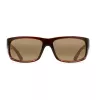 MAUI JIM Peahi Päikeseprillid H266-01 Matt Must HCL Pronks PolarizedPlus2