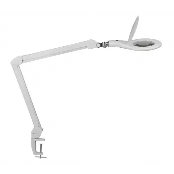MAUL LED suurenduslamp Makro klambrialusega valge