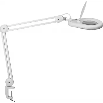 MAUL LED suurenduslamp Viso klambriga, 10W, 900lm, 6500K, 5 dioptrit, must