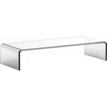 MAUL Monitor Riser 100 mm läbipaistev akrüülklaas, 20 kg koormus, libisemiskindel, eelnevalt kokku pandud (1951605)