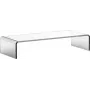MAUL Monitor Riser 100 mm läbipaistev akrüülklaas, 20 kg koormus, libisemiskindel, eelnevalt kokku pandud (1951605)