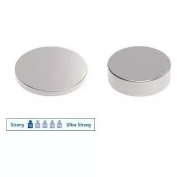 MAUL neodüümmagnetketas, 10 x 3 mm, nikeldatud, 2 kg tõmbejõud, 1 tk 6166396