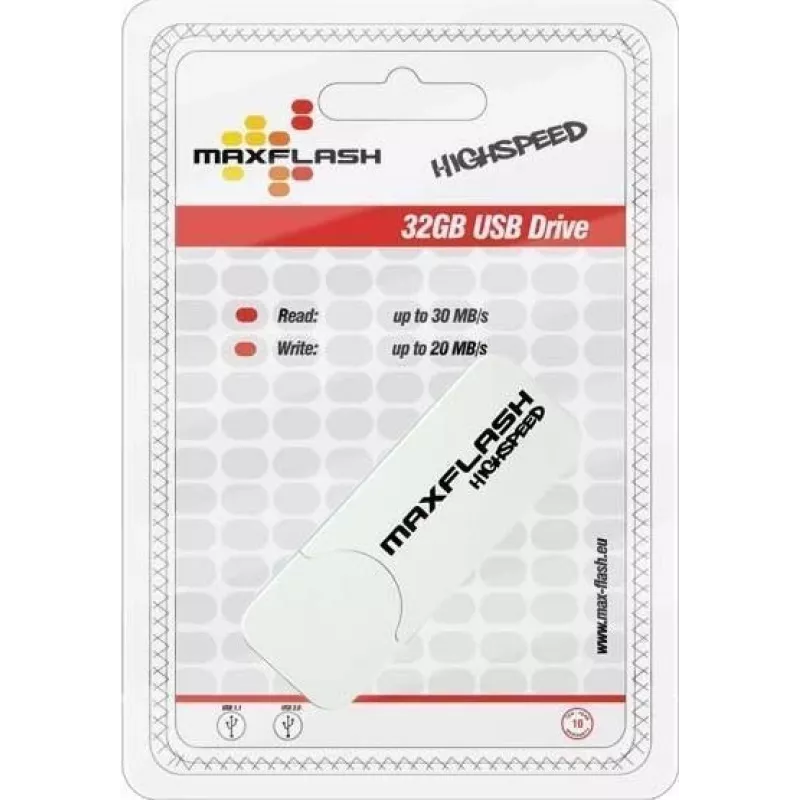 MAXFLASH 32GB USB 3.0 mälupulk - must