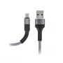 MAXLIFE Type-C kaabel kiirlaadimisega 2A hall 1m USB-A USB-C andmesünkroonimiseks