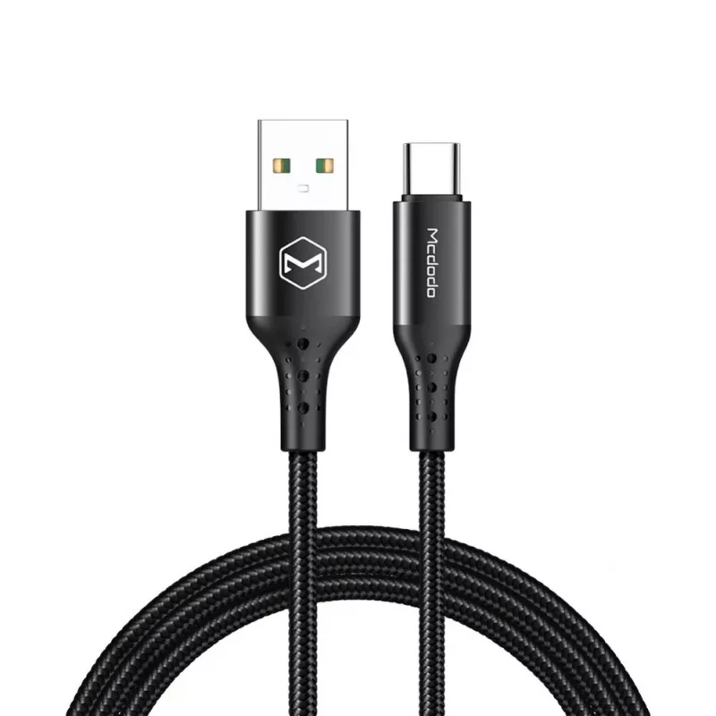 Mcdodo USB-C to USB-C kaabel 1,5m 5A 100W Must
