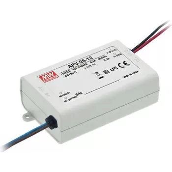 MEAN WELL APV-25-24 püsiva pingega LED-draiver 24V 25W IP42 valge