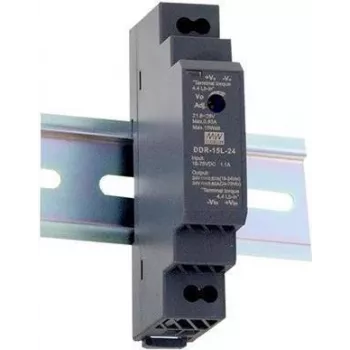MEAN WELL DDR-15L-12 DIN-liini DC-DC muundur 15W 12V 1.25A