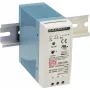 MEAN WELL DRC-100B 96,6W DIN-liinile mõeldud toiteplokk UPS-funktsiooni ja akulaadijaga, 24V DC 4A, 90-264V AC sisend, sinine/valge