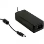 MEAN WELL GSM40A24-P1J meditsiiniklassi 40W 24V DC toiteadapter 2,1x5,5mm pistikuga