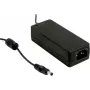 MEAN WELL GSM60A24-P1J 60W 24V 2.5A meditsiiniline AC/DC toiteadapter P1J alalisvoolupistikuga
