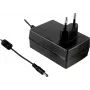 MEAN WELL GST36E24-P1J 36W 24V DC 1.5A AC/DC toiteadapter 2,1x5,5mm pistikuga