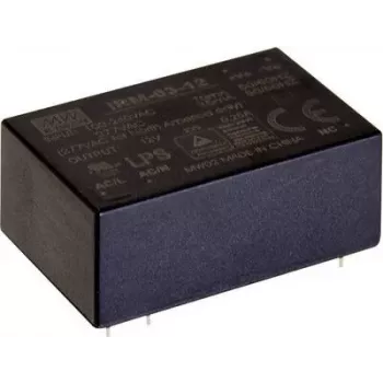 MEAN WELL IRM-03-9S 3W 9V DC PCB-montaažiga kapseldatud AC-DC toitemoodul