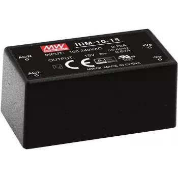 MEAN WELL IRM-10-24 - 10 W - 85 - 264 V - ITE EN/UL/IEC 60950 - must - 25,4 mm - 45,7 mm