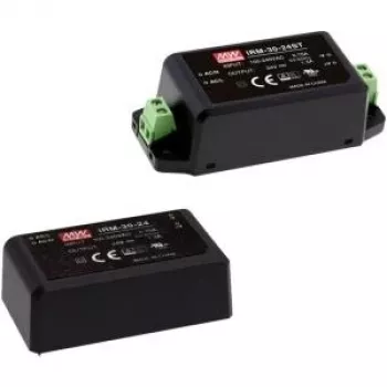 MEAN WELL IRM-30-24 - 31,2W 24V 1,3A kapseldatud PCB-paigaldusega AC/DC toitemoodul, 85-264VAC sisend, 88,5% kasutegur