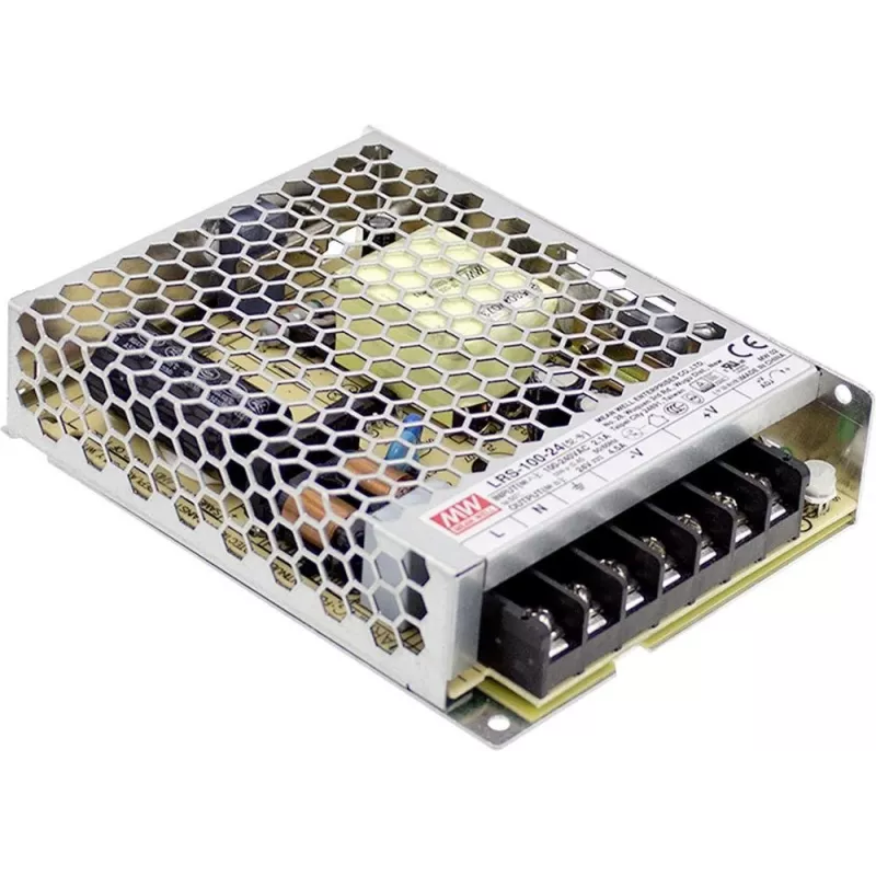 MEAN WELL LRS-100-15 100W 15V 6.7A suletud lülitustoiteallikas