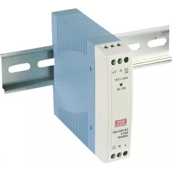 MEAN WELL MDR-10-5 DIN-liinil toiteallikas 5V DC 2A 10W