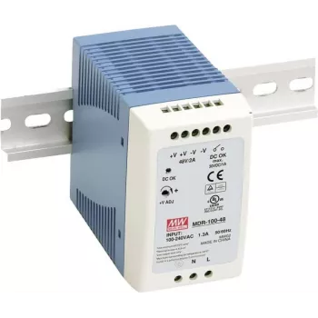 MEAN WELL MDR-100-12 100W DIN-liinuse toiteplokk 12V 7.5A