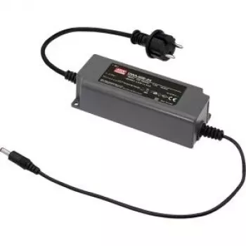 MEAN WELL OWA-60E-12 60W 12V 5A IP67 suletud toiteallikas AC-pistikuga ja DC-kaabliga