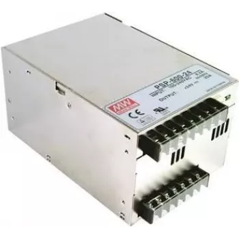 MEAN WELL PSP-600-24 600W 24V 25A suletud toiteplokk PFC-ga