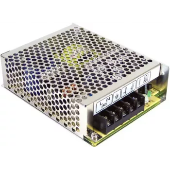 MEAN WELL RD-65A 65W kahe väljundiga AC/DC toiteplokk - 5V/8A + 12V/2.5A, 88-264VAC sisend, passiivne jahutus, hõbedane