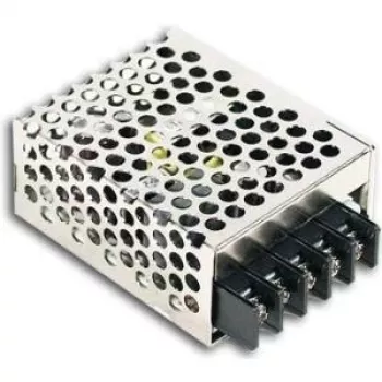 MEAN WELL RS-15-48 15W 48V DC suletud toiteplokk ülekoormus-, ülepinge- ja lühisekaitsega, metallkorpus, 85-264V AC sisend