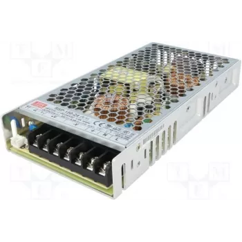 MEAN WELL RSP-150-24 150W 24V 6.25A suletud toiteplokk aktiivse PFC-ga ja 1U madala profiiliga