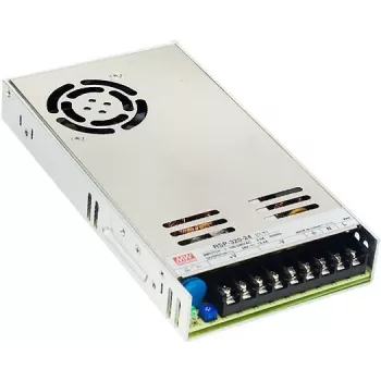MEAN WELL RSP-320-24 320W 24V 13.4A suletud lülitustoiteallikas PFC-ga, 1U madal profiil, 88-264V AC sisend