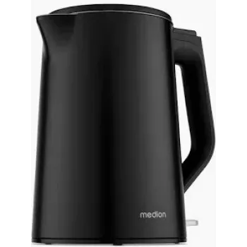 Medion Life MD12105 kahekordse seinaga elektriveekeetja 1,5 L 2200 W must