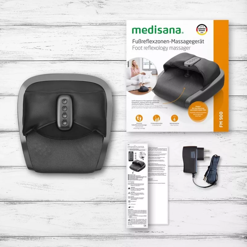 Medisana FM 900 Shiatsu jalamassaažisoojendusega, must/hall