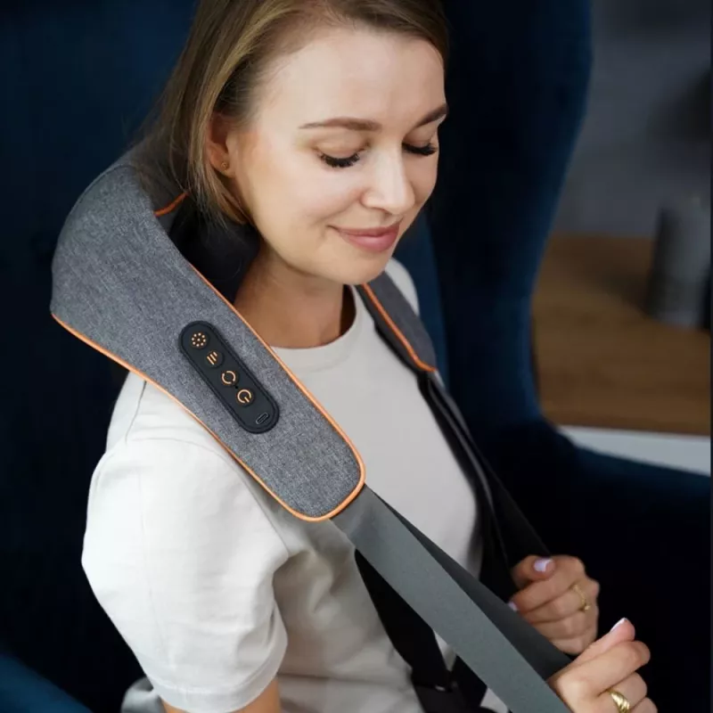 Medivon Collar Simple 2 Shiatsu kaela- ja õlamassaažiseade soojendusega, must