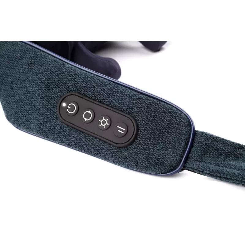Medivon Hyperion Collar Shiatsu kaela- ja õlamassaažiseade soojendusega, 8 massaažipead, 3 intensiivsustaset, must/hall