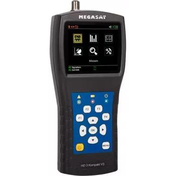 Megasat Satmeter HD 3 Compact V3 - digitaalne satelliidimõõtur spektrianalüsaatoriga 2600021