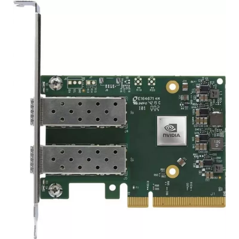 Mellanox NVIDIA ConnectX-6 Lx EN võrguadapter - krüpto keelatud, turvalise alglaadimisega - PCIe 4.0 x8 - 2x SFP28 25GbE