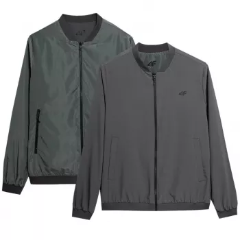 Men's 4F Reversible Jacket M013 Olive/Grey 4FSS23TJACM013 44S
