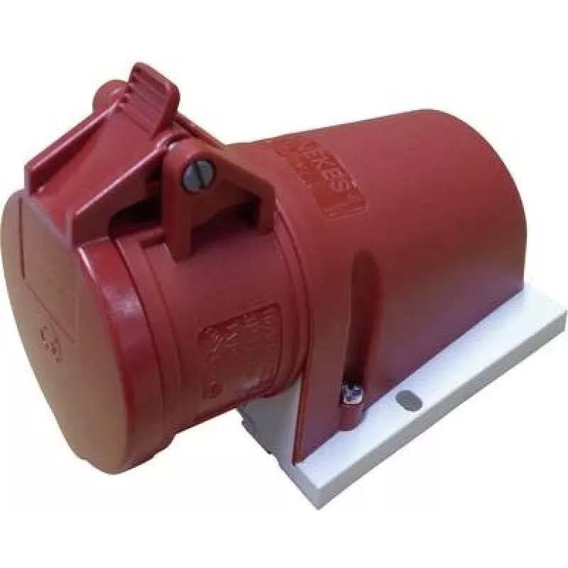 MENNEKES CEE seinale paigaldatav pistikupesa 16 A 5-pooluseline 6h 400 V IP44 TwinCONTACT