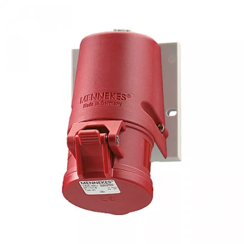 MENNEKES CEE seinale paigaldatav pistikupesa 16 A 5-pooluseline 6h 400 V IP44 TwinCONTACT