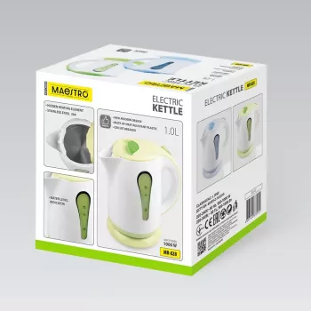 MEO elektriline veekeetja 1L 1000W MR-028-GREEN MAESTRO