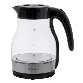MEO klaasist elektriline veekeetja 2200W 1,7L must MR-061-BLACK MAESTRO