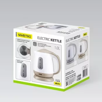 MEO MR-012-GREY MAESTRO elektriline veekeetja 1L 1100W hall