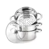MEO MR-2900-24 MAESTRO keedupott 24 cm 5,0 L roostevabast terasest klaaskaanega, induktsiooniga ühilduv