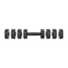 MERACH MR-2444 Reguleeritavad hantlid (komplekt 2 tk) - 2,5-24 kg, 15 seadistust, pöördvalikuketas, must/punane