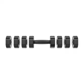 MERACH MR-2444 Reguleeritavad hantlid (komplekt 2 tk) - 2,5-24 kg, 15 seadistust, pöördvalikuketas, must/punane