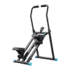 MERACH MR-2448B1 Mini Stepper koos takistusribade, LCD-ekraani ja hüdrosilindritega, must/hall