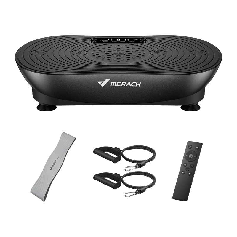 MERACH MR-2533B1-EU Vibratsiooniplatvorm (Must)
